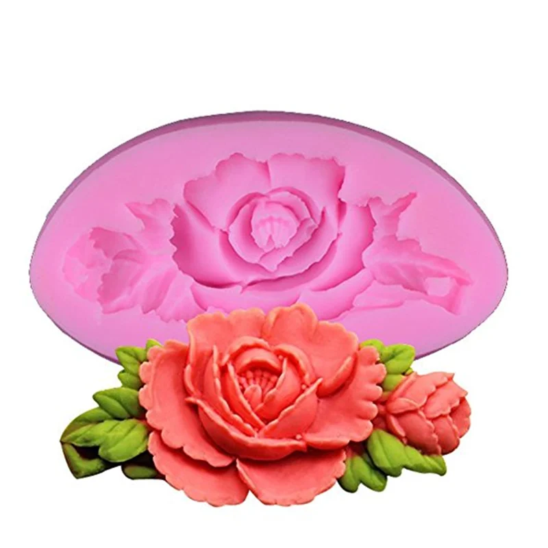 Cute Small Flower Silicone Mold Miniature Mould for Soap Fondant Sugar