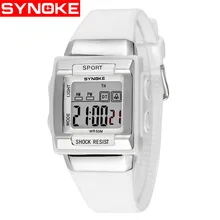 SYNOKE новые детские часы цифровые часы электронные часы многофункциональные часы для мальчиков и девочек 50 метров водонепроницаемые плавательные часы