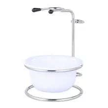 2 в 1 Набор для бритья Мужская кисть для бритья держатель+ мыльница держатель для бритья