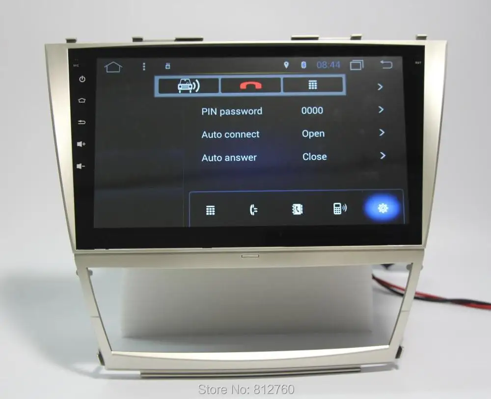 Perfect Nedehe 10.1" Octa Core Android 8.1 Car Stereo For Toyota Camry 2007 2008 2009 2010 2011 Car Radio dvd GPS Navigation Bluetooth 16