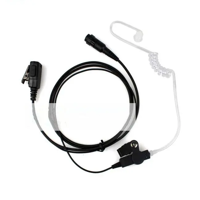 

Covert Acoustic Tube Earpiece With Collar Clip Headphone for Walkie Talkie Yaesu VX-8DR VX-8R VX-8 VX-8E VX-9U Radios