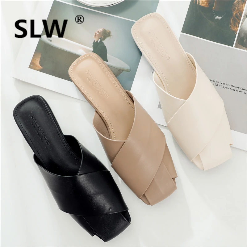 

outdoor mules women Fretwork Slides slipper Retro summer Flat Fashion closed toe TPR loafer outside woman slides modis