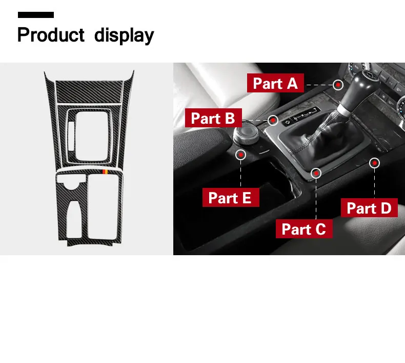 Автомобиль интерьера литье углеродного волокна центрального Управление Панель наклейки для mercedes w204 C class 07-13 аксессуары для ванной