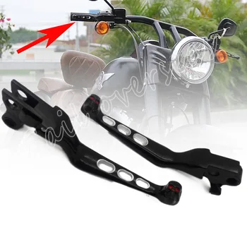 

1pair Black Aluminum Skull Brake Clutch Lever Handlebar For Harley Sportster Softail Night Train Fatboy Electra Glide Custom