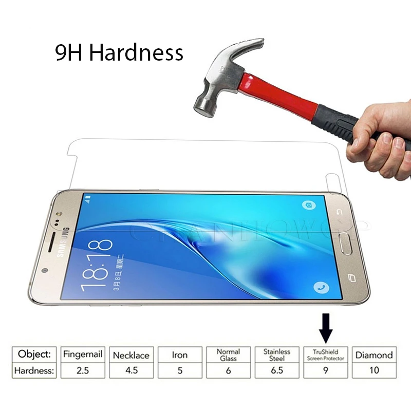 9H закаленное стекло для Samsung Galaxy J7 2016 металлический J710 2017 J730 защита экрана Neo J701 Nxt