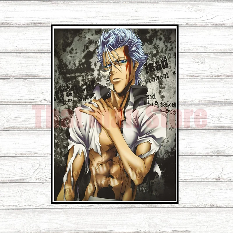 BLEACH плакаты мультфильм наклейки на стену белая мелованная бумага печатает Высокое разрешение гостиная спальня бар украшение дома арт бренд - Цвет: Цвет: желтый