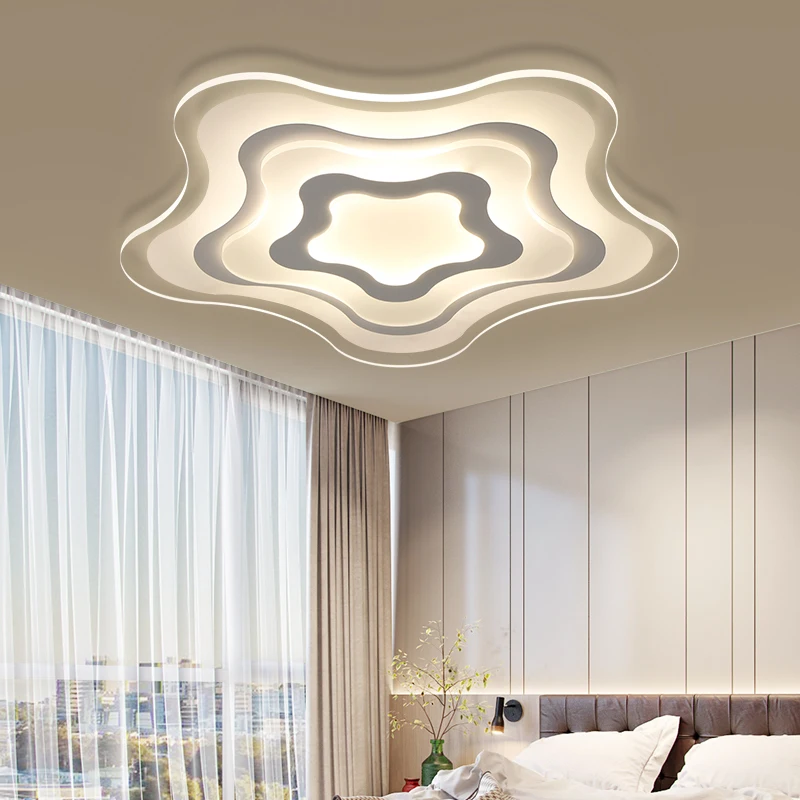Ultra-thin Yaxing shape LED chandelier learning lamp children's bedroom modern LED ceiling lamp chandeliers new products Ultra-thin Yaxing shape LED chandelier learning lamp children's bedroom modern LED ceiling lamp chandeliers new products