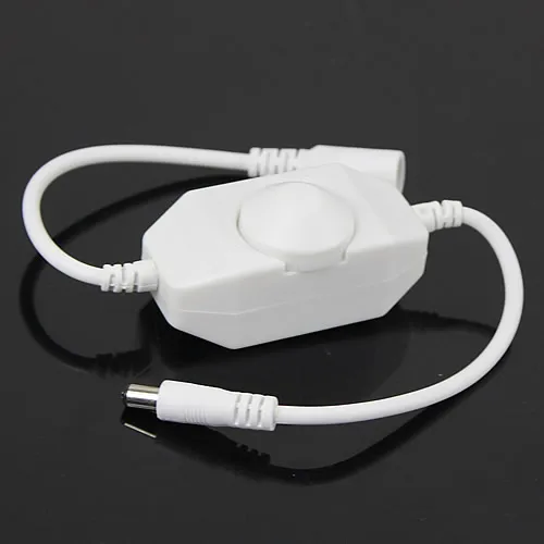 YAM New 12V Manual Dimmer Brightness To DC Adapters For LED Single