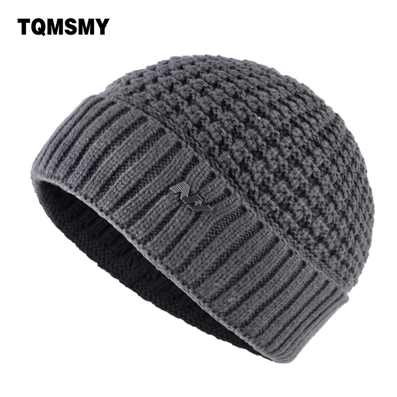 шапка мужская зимняя унисекс bone metal logo зимние мужские шапки женский шерстяной