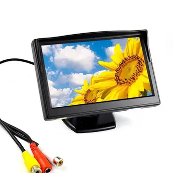 

5 inch Digital HD TFT LCD Display Screen Monitor Rear View for parking Supports Car DVD VCD Rearview Camera Multi-language