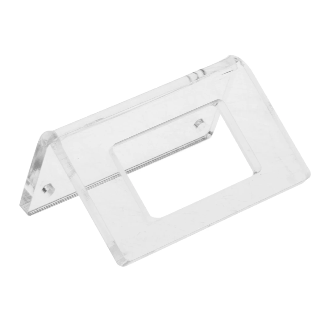 Dovewill PC Water-cooled Thermoscope Meter Thermometer Acrylic Bracket Holder White