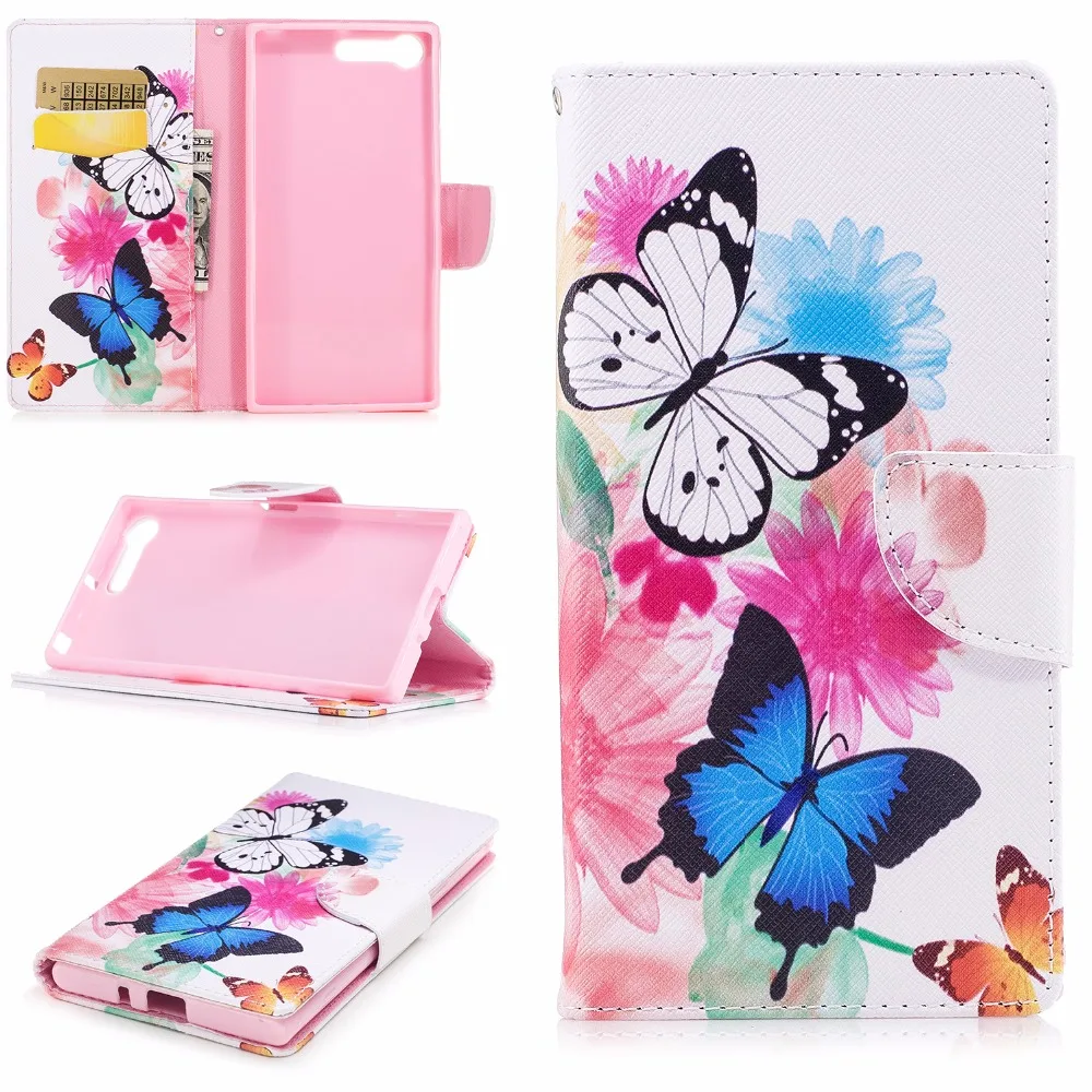 Phone Case for fundas Sony Xperia XZ Premiun Cover Flip | Мобильные телефоны и аксессуары