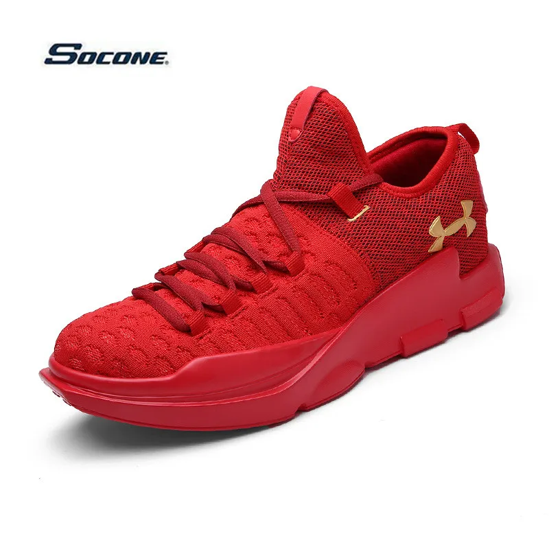 2017 New Men Cushioned Basketball Shoes Male Lace up Walking Shoes
