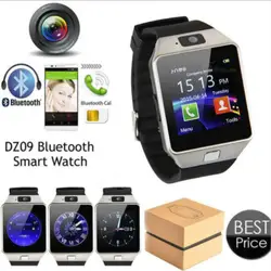 Bluetooth Smart часы DZ09 Smartwatch для Android, Apple телефон часы Поддержка Facebook Whatsapp SD SIM с Камера