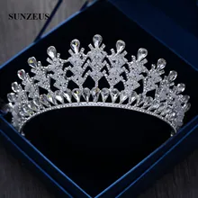 Оголовье блестящие свадебные диадемы и короны принцессы свадебные волос украшения для волос SHA13