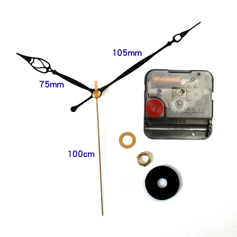 YoungTown механизм настенных часов с 20# руки бесшумный пластиковый механизм DIY принадлежность для часов наборы развертки кварцевый механизм 12888