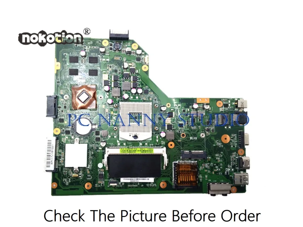 

PCNANNY For ASUS K54LY MOTHERBOARD HM65 DDR3 HD6470 1GB PC Notebook Mainboard tested