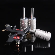 1 шт. 25 140mmstainless Сталь татуировки сцепление с задней стволовых Профессиональные татуировки ручки татуировки Трубы подсказки