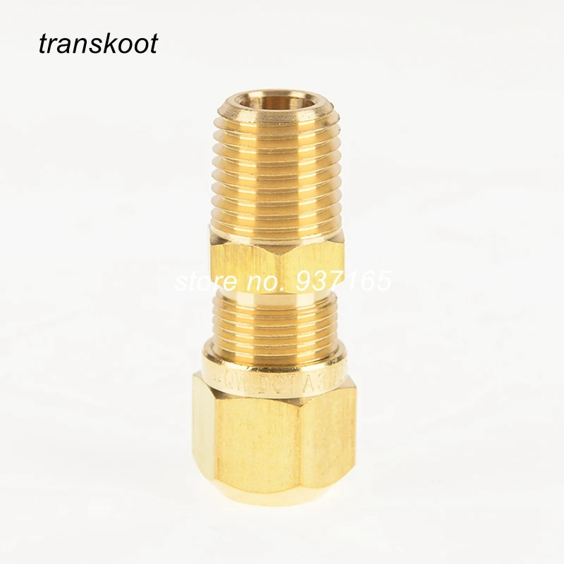 1468 SAE 100102BA 1/4 &quotOD 1/8&quot или &quotили 3/8&quot NPT Мужской Латунный фитинг точка воздушного