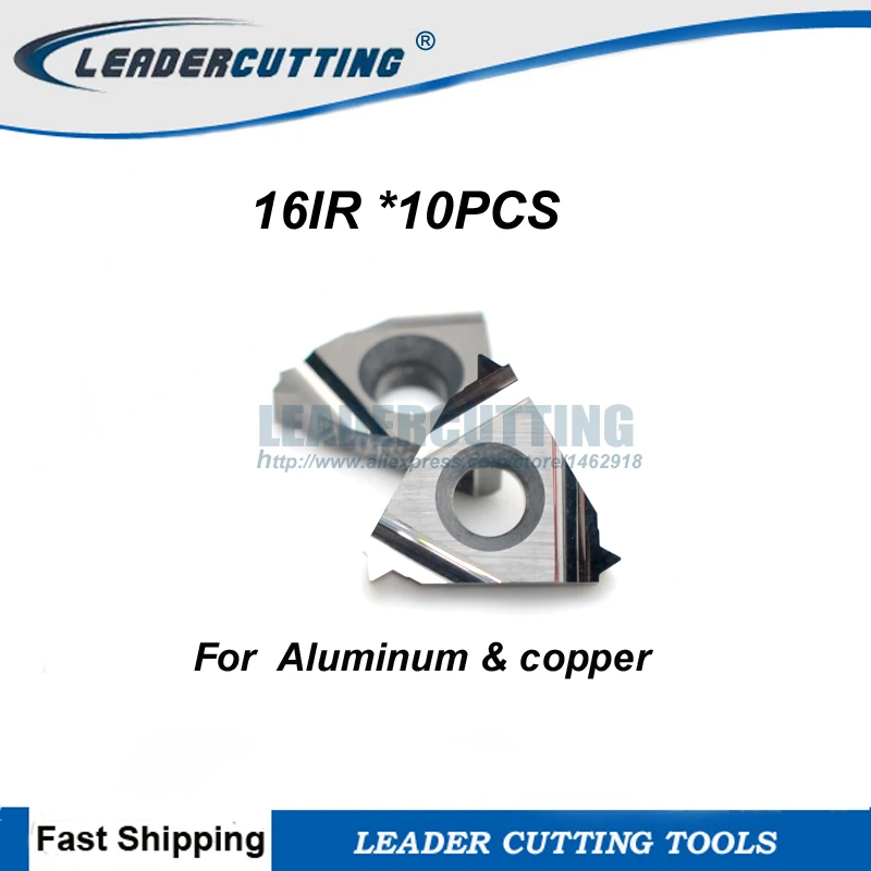 10pcs DESKAR 16IR 1.75ISO LDA Milling Insert