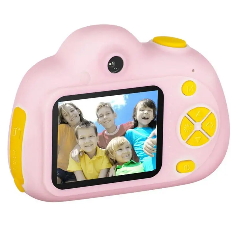2 дюйма HD Экран цифровой мини-Камера Мультяшные игрушки для детей, подарок на день рождения для детей с цифровой печатью прикрепляющийся к