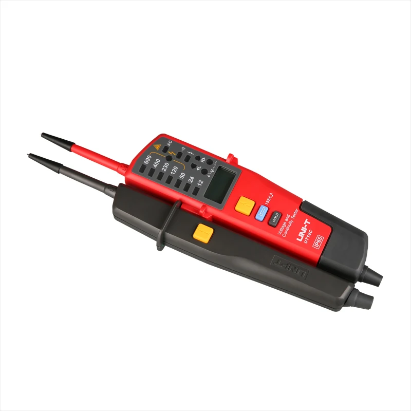 UNI T UT18C 0 ~ 690V AC DC проверка напряжения ers ЖК дисплей Автоматический диапазон IP65