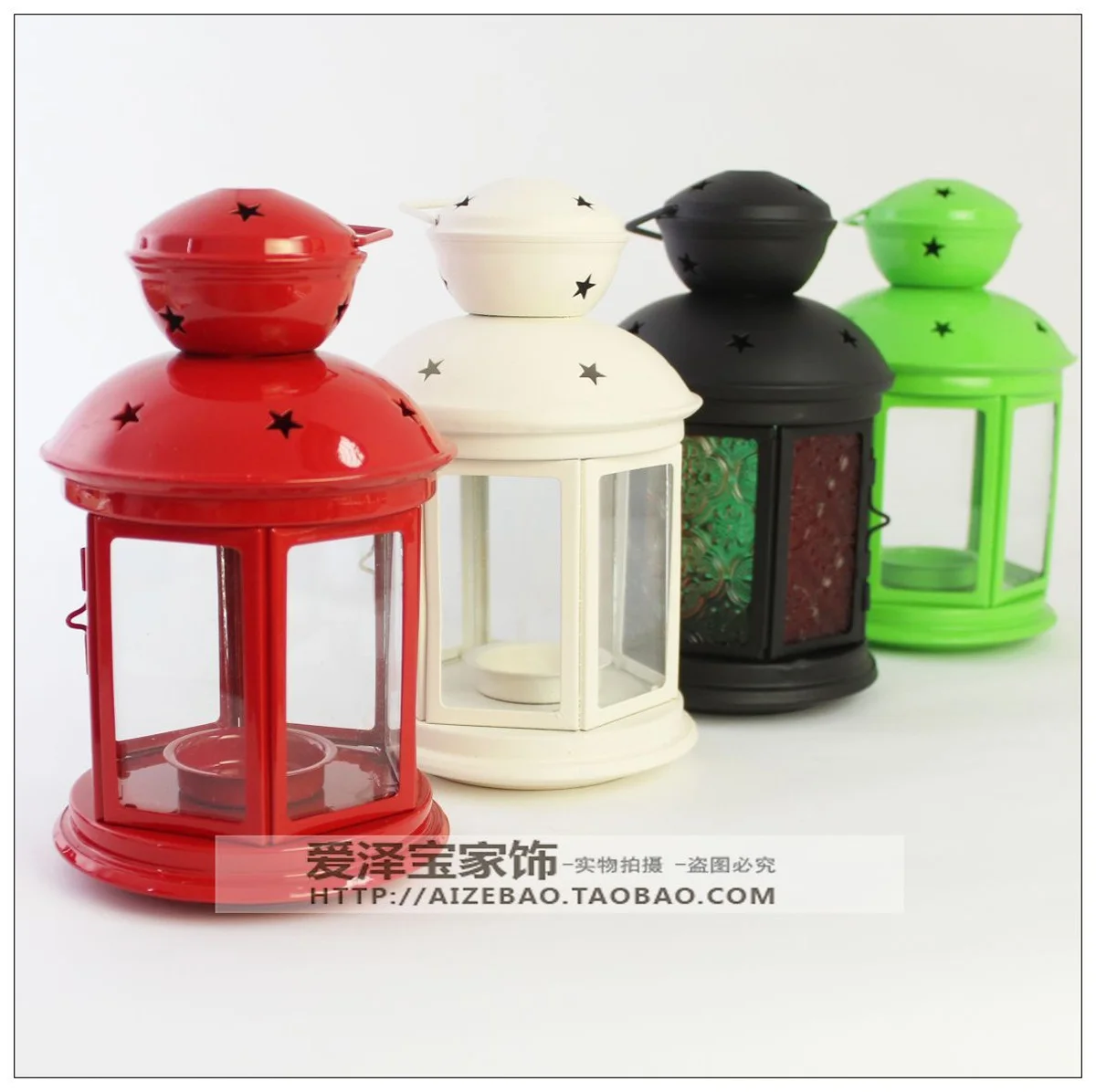 

Iron lantern mousse fashion romantic sheet iron lantern photography props