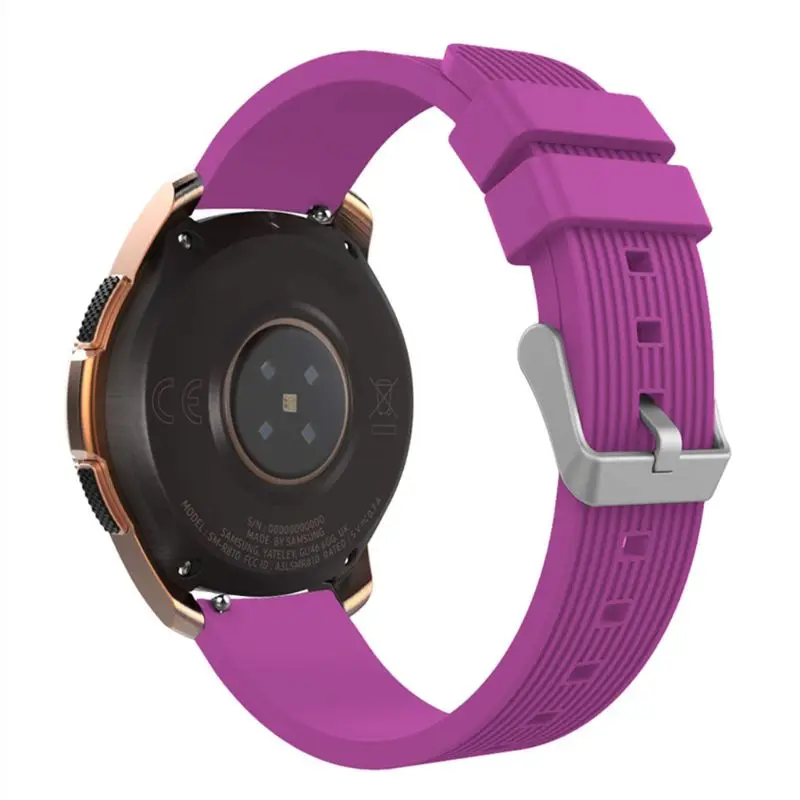 Ремешок для часов браслет силиконовый спортивный ремешок Замена для samsung Galaxy смарт часы 42 мм