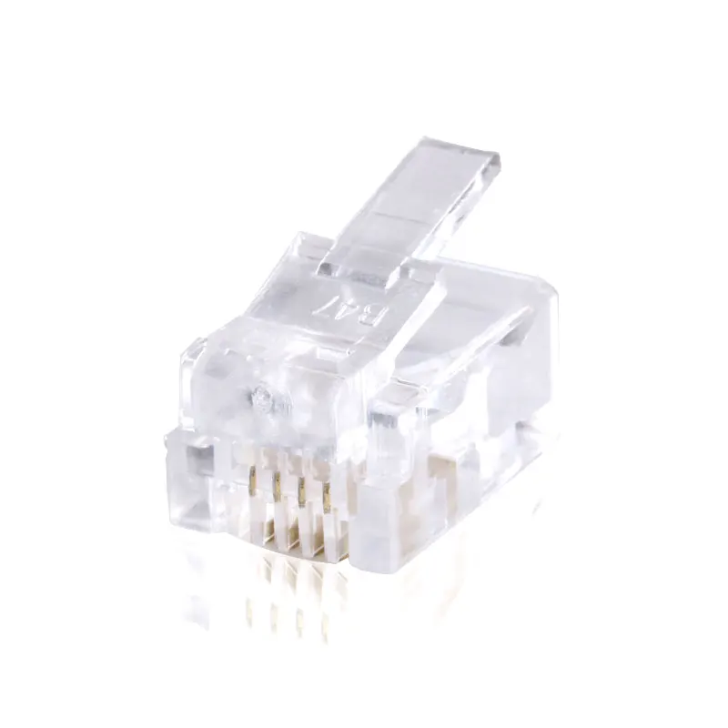 Сетевой модульный разъем Cat5 CAT5e 6 контактов 10 шт.|Компьютерные кабели и разъемы| |