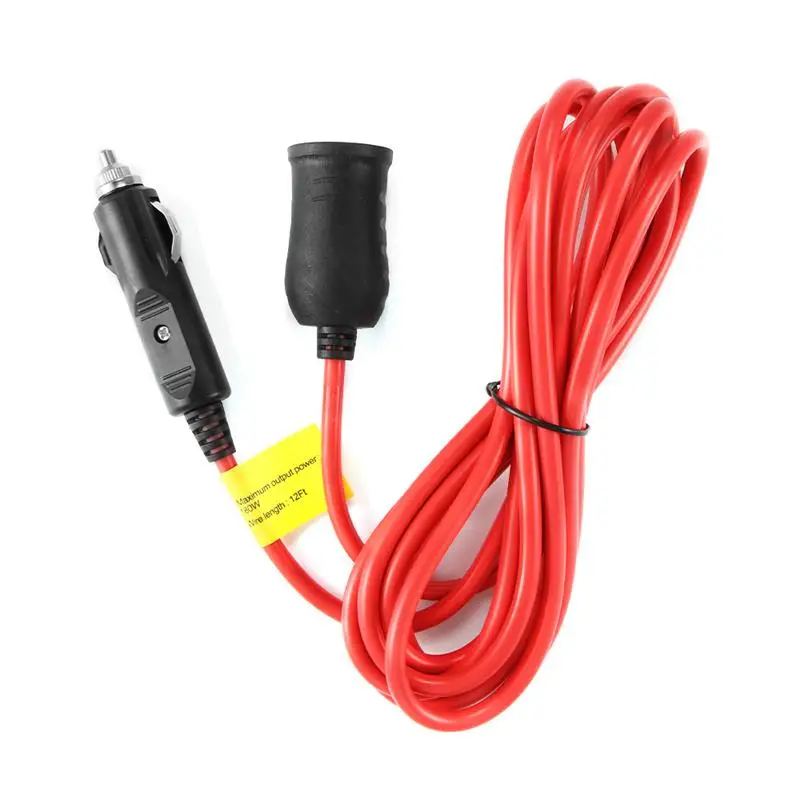 AOZBZ 12 В/24 В 3 6 м гнездо прикуривателя Зарядное устройство свинцовый шнур провод