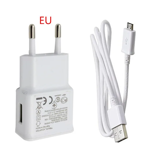 For Samsung Galaxy S3 S4 S6 S7 Edge Note 4 5 J2 J3 J5 J7 2016 2017 Charger Travel Adapter EU US 1m USB Cable Charging For Xiaomi charger 65 watt Chargers