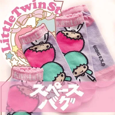 

Little Twin Stars socks cartoon socks pink purple cute japanese style 10 pairs/lot wholesale