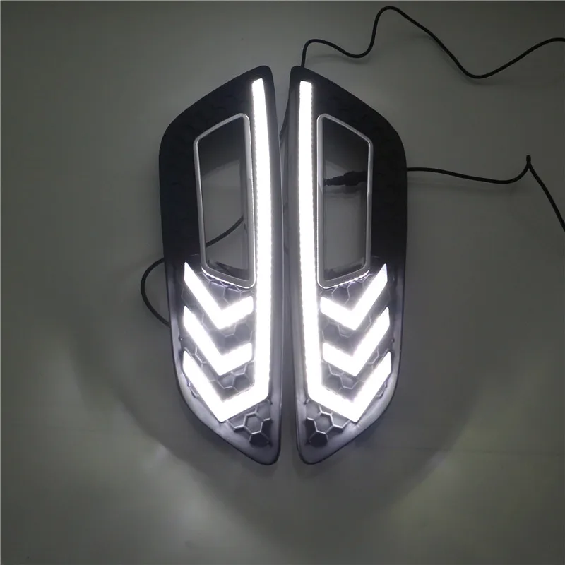 luckeasy 12V LED Auto Car DRL daytime running lights Bumper Front Fog