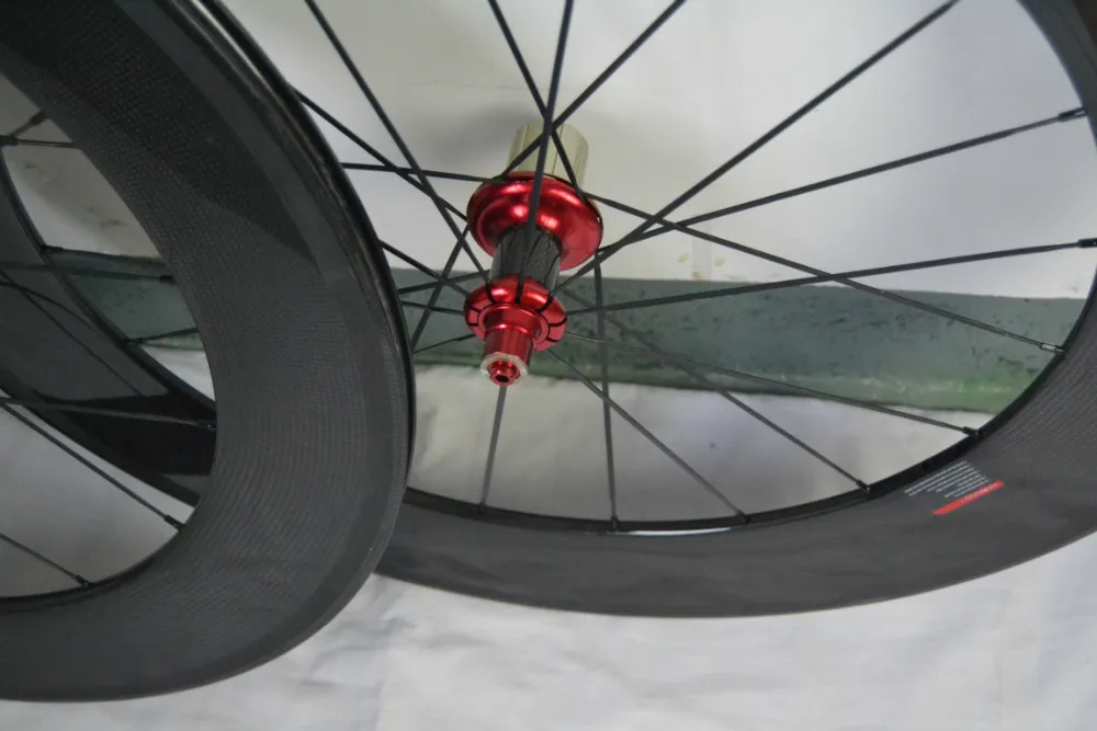 Cheap hot sale!! top-fire clincher full carbon bicycle wheel WH-R88C 3