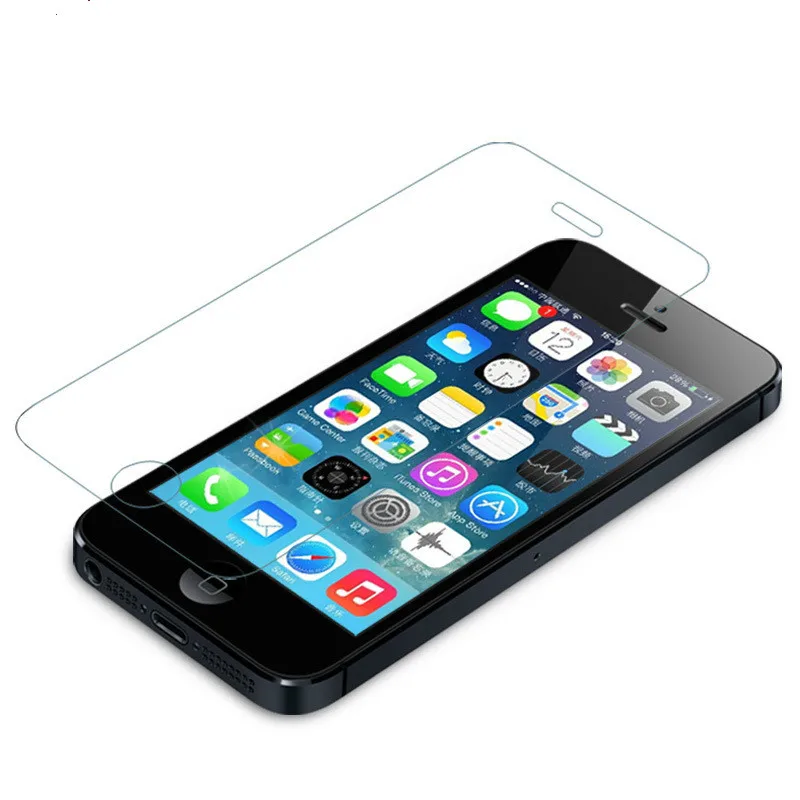 

Ultra Thin 0.26mm 2.5D Screen Protector For iPhone 4 5 6 7 Plus Premium tempered Glass Films HD Toughened Protective