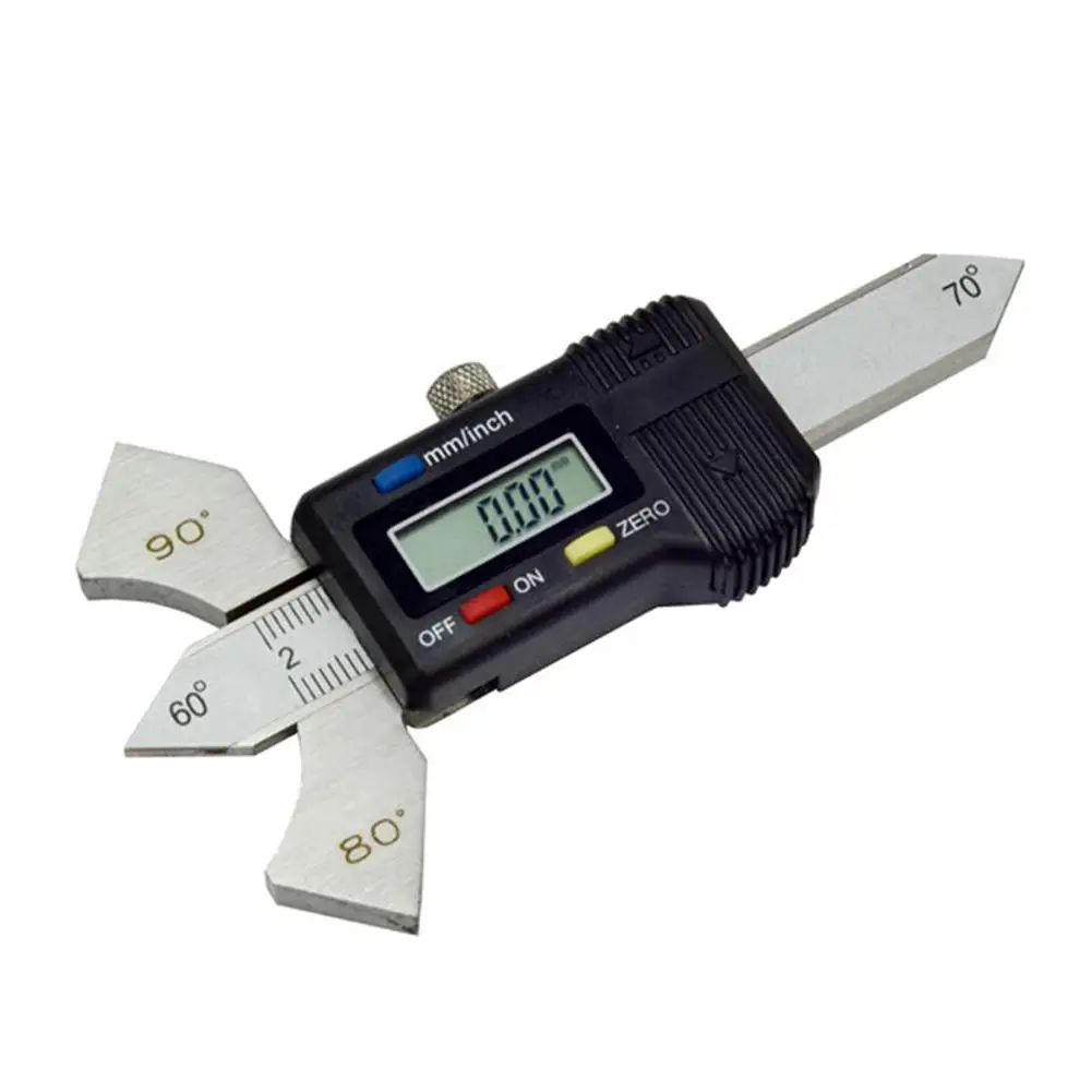 

1 PC Electronic Digital Welding Gauge Metric Inch Size Conversion Welding Rule Welding Elevating Angle Welding Depth Ruler