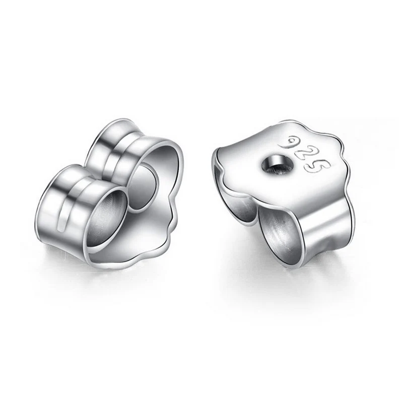 

925 Sterling Silver Earrings Back Findings Ear Plug Earplugs Ear Cap Earrings Jewelry Accessories