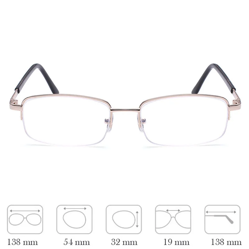 H D покрытие радиационной защиты половина рамки смолы очки для чтения для женщин и мужчин очки+ 1,0+ 1,5+ 2,0+ 2,5+ 3,0+ 3,5+ 4,0