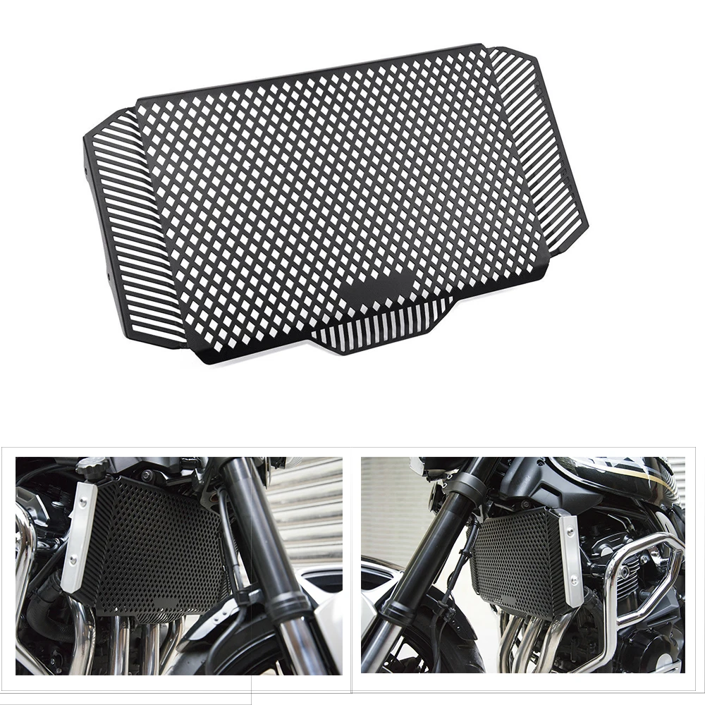 

KEMiMOTO Radiator Guard Motorcycle Radiator Protective Cover Grille For KAWASAKI Z900RS 2018 2019