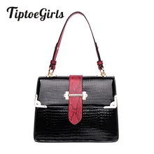 Крокодиловый узор хит цвет Женская сумочка Мода Высокое качество повседневное дикий сумка