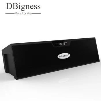 

FM Radio Wireless Bluetooth Speaker Alarm Clock Portable Radio Speaker with Digital LED USB Rechargeable for Office Desk Home