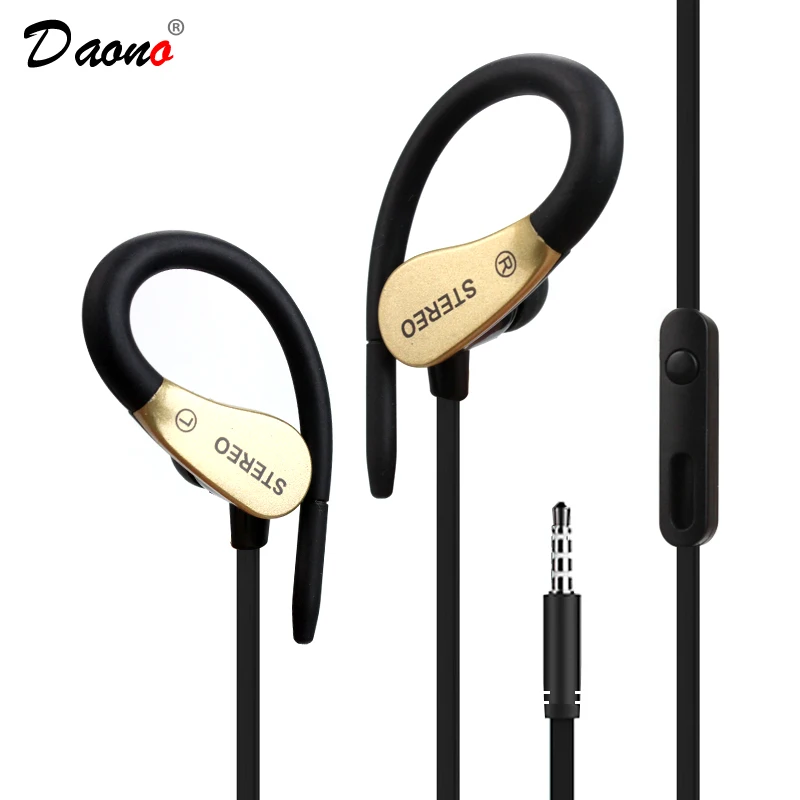 Best Sport Headphone Earphone Running Sweatproof Stereo Music Headset With Mic For All Mobile