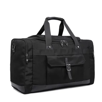 

2017 Men Women Travel Bags Luggage Messenger Duffle Black Hand Shoulder Bag Waterproof Weekend Purse Business Large Big Packs