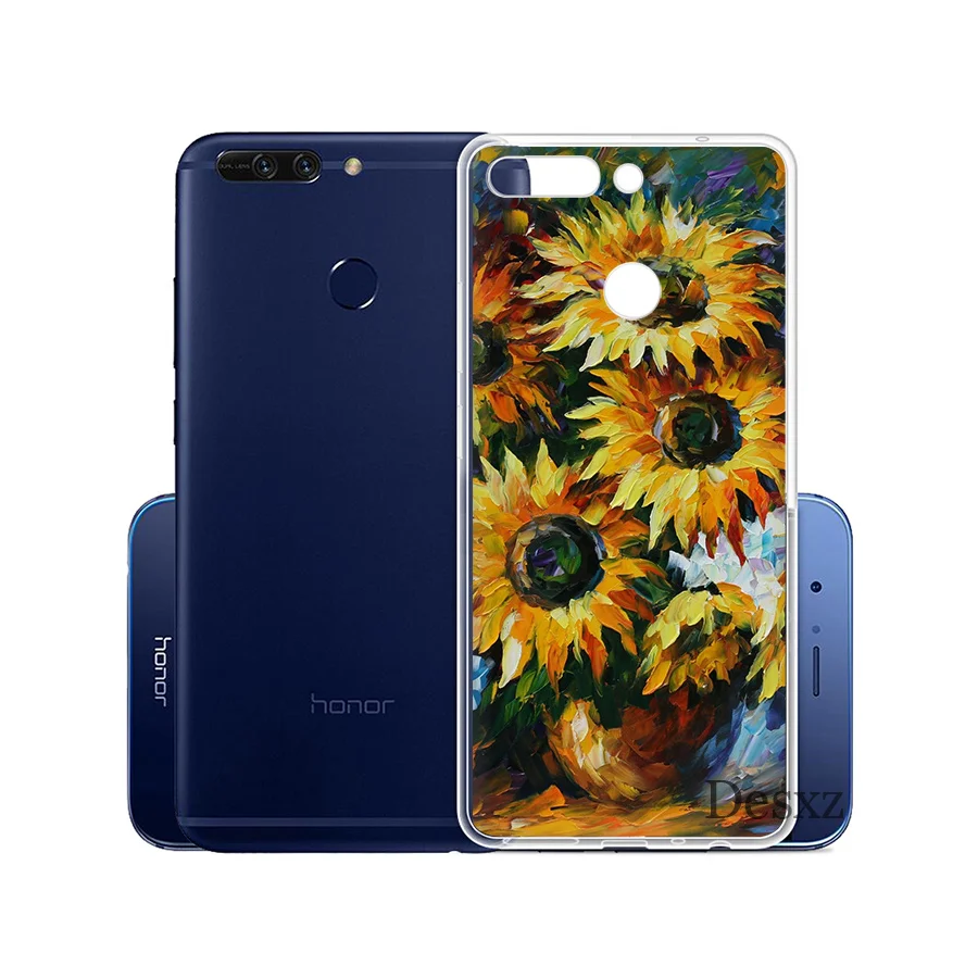 Чехол для телефона Daisy Sunflower чехол Huawei Honor 6A 7A 7C 6C 7X Pro 8 8X 9 10 Lite Play|Чехлы-накладки| |