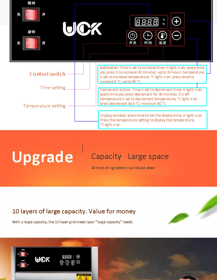 10-layers еда осушитель нержавеющая сталь промышленная для фруктов и овощей Сушилка для чая/зерна/море еда/травы ect. Сушильная машина 220 В