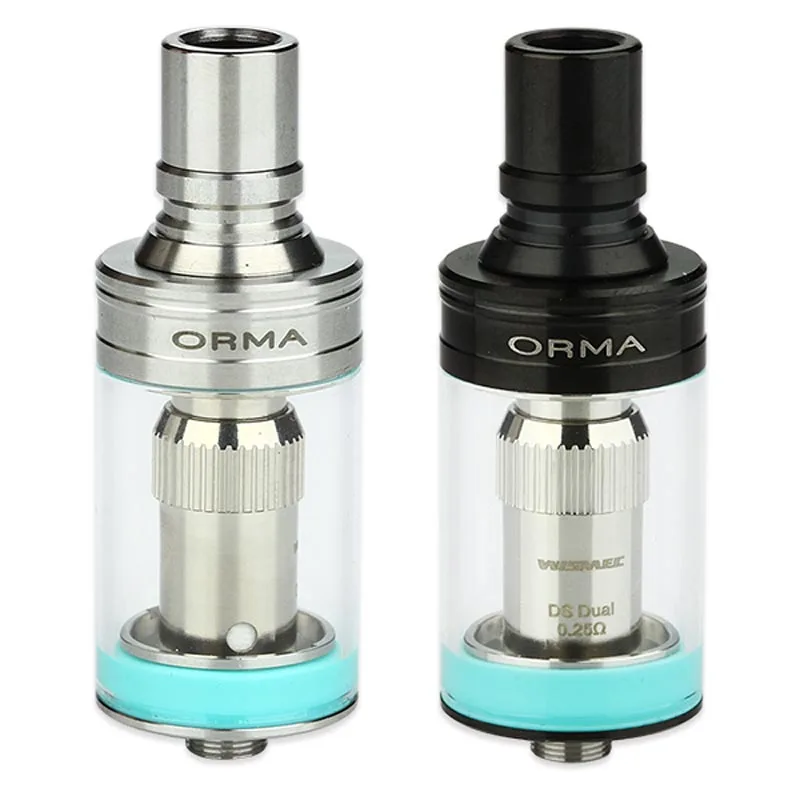 

Original Wismec ORMA Tank 3.5ml Top Airflow with 0.25ohm DS NC Coil/DS Dual Coil Evaporizer E-cigaretee Vape Tank 22mm Diameter