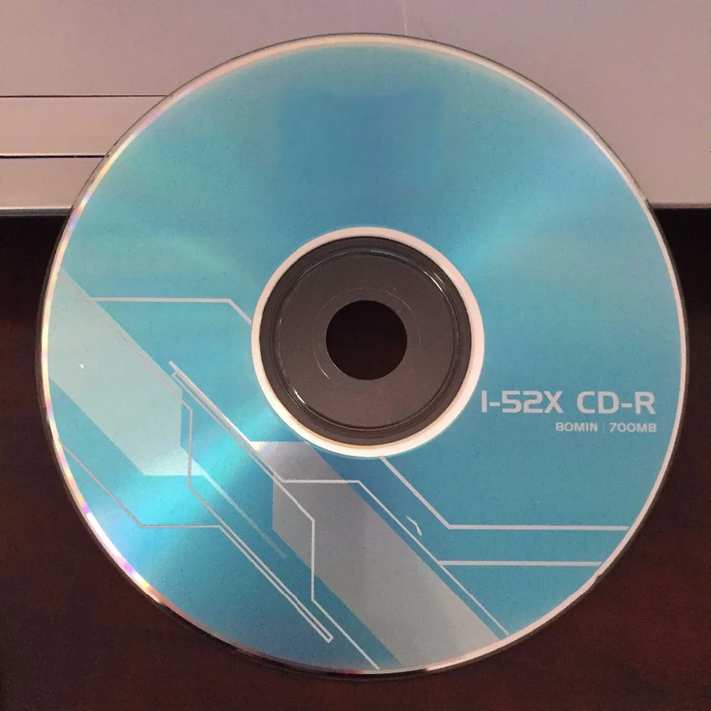 50 дисков А+ линия серия 52x700 MB пустой синий Печатный CD-R