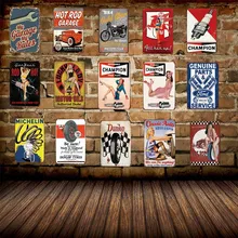 Моторное масло Ретро доска Настенный декор для авто для магазина, гаража дома винтажный металлический постер пластина металлические знаки живопись