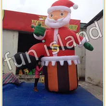 Горячие продажи надувные Рождество Санта-Клауса Рождество украшения