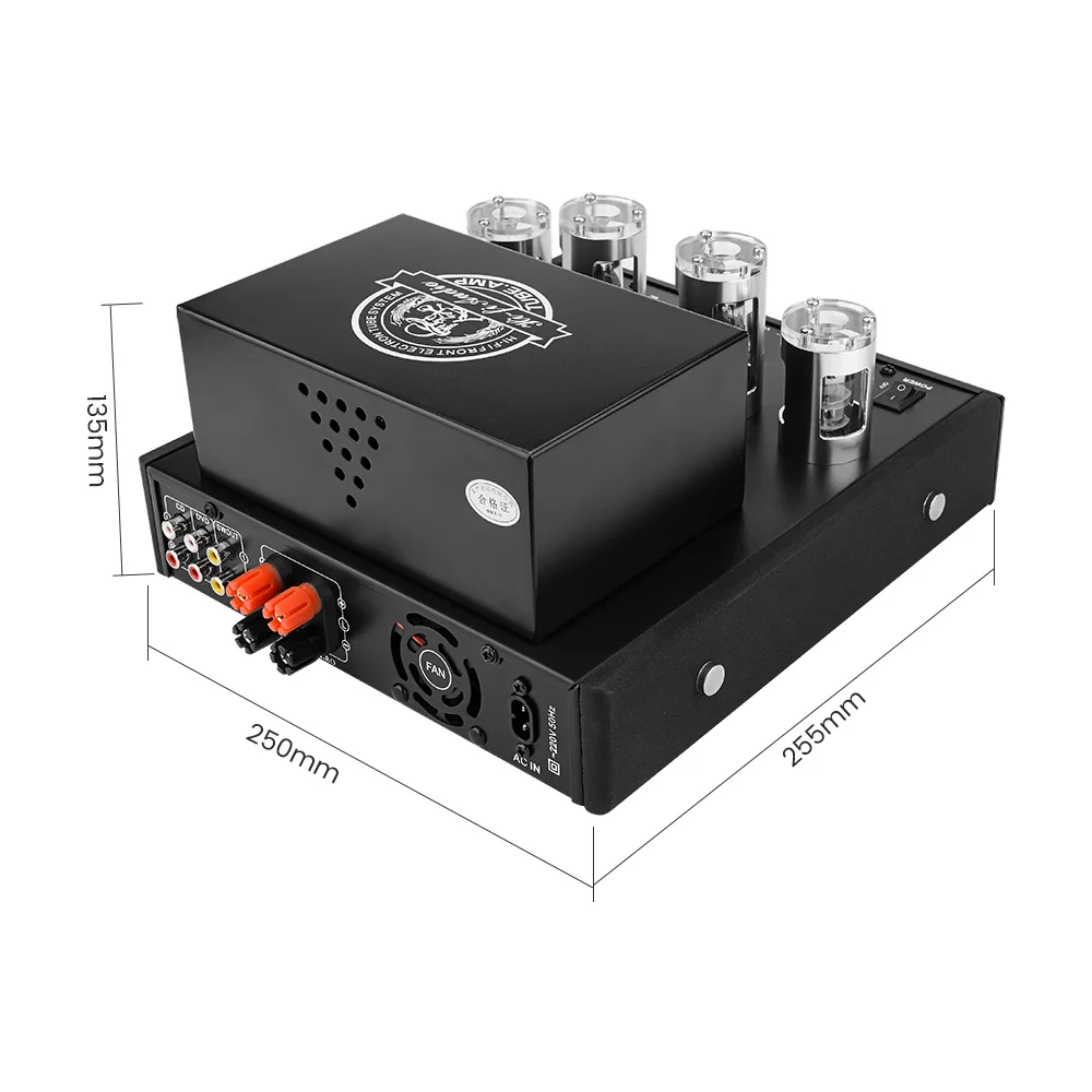 Bluetooth 65Wx2 6N2 6P1 HIFI вакуумный трубчатый предусилитель усилитель мощности 2 1 каналов